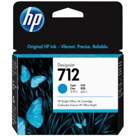 --Cartucho de Tinta Original HP nº712/ Cian-