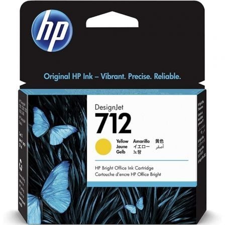 --Cartucho de Tinta Original HP nº712/ Amarillo-