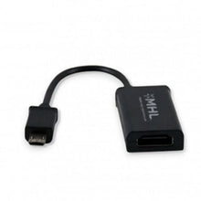 --Cable MHL 11 Pines 3GO CMHL11 HDMI Macho - MicroUSB Macho/ Negro-