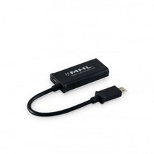 -1-Cable MHL 11 Pines 3GO CMHL11 HDMI Macho - MicroUSB Macho/ Negro-1