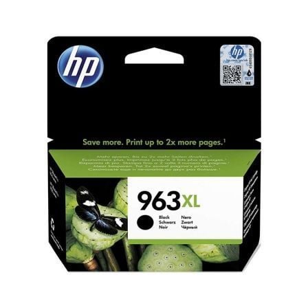 --Cartucho de Tinta Original HP nº963 XL Alta Capacidad/ Negro-