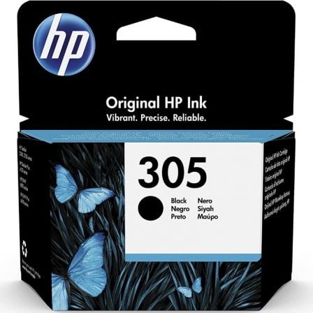 --Cartucho de Tinta Original HP nº305/ Negro-