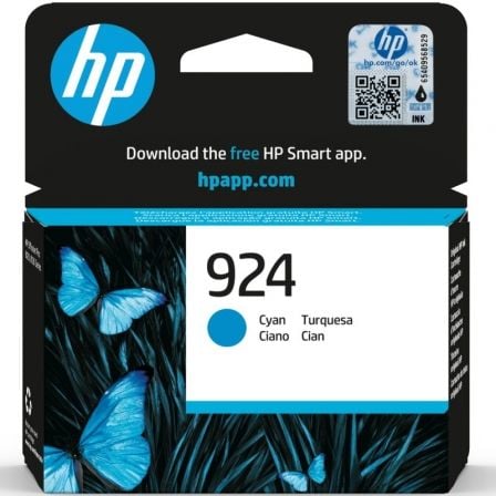 --Cartucho de Tinta Original HP nº924/ Cian-