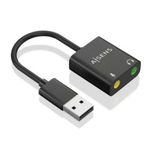 -1-Tarjeta de Sonido Aisens A106-0769/ USB Macho - 2xJack 3.5 Hembra-1