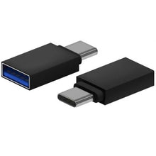--Adaptador USB 3.2 Aisens A108-0717/ USB Hembra - USB Tipo-C Macho/ Negro-