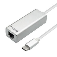 --Adaptador USB Tipo-C - RJ45 Aisens A109-0341/ 1000Mbps-