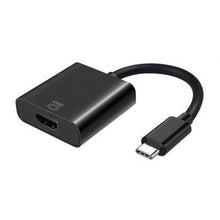 --Conversor HDMI 4K 60Hz Aisens A109-0344/ HDMI Hembra - USB Tipo-C Macho/ 15cm/ Negro-