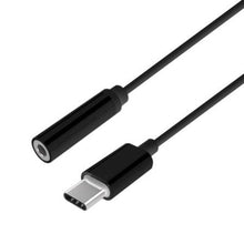--Conversor USB Tipo-C Aisens A109-0385/ USB Tipo-C Macho - Jack 3.5 Hembra-