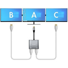 -3-Conversor USB Tipo-C Aisens A109-0625/ 2x HDMI 4K SST MST Hembra - USB Tipo-C Macho - USB Hembra - USB Tipo-C Hembra-3
