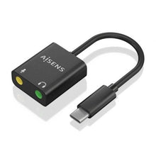 --Tarjeta de Sonido Aisens A109-0767/ USB-C Macho - 2xJack 3.5 Hembra-