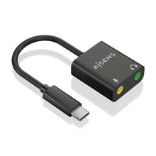 -1-Tarjeta de Sonido Aisens A109-0767/ USB-C Macho - 2xJack 3.5 Hembra-1