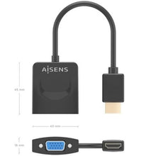 -3-Conversor Aisens A122-0947/ HDMI Macho - SVGA Hembra/ 15cm/ Negro-3