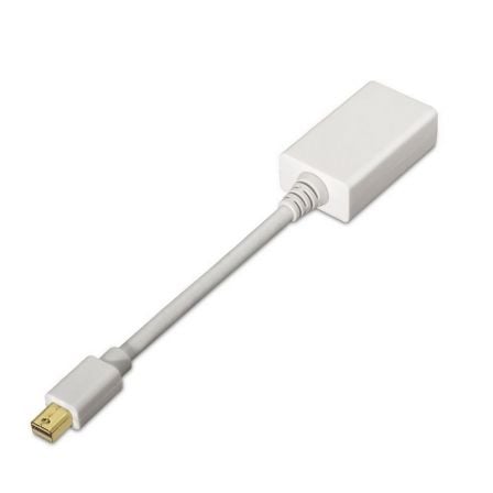 --Cable Conversor Aisens A125-0138/ Mini DisplayPort Macho - HDMI Hembra/ 15cm/ Blanco-