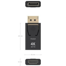 -2-Adaptador HDMI 4K Aisens A125-0908/ DisplayPort Macho - HDMI Hembra-2
