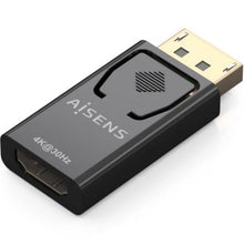 -1-Conversor Aisens A125-0949/ DisplayPort Macho - HDMI Hembra/ Negro-1