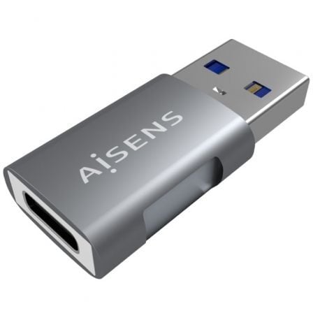 --Adaptador USB 3.2 GEN2 Aisens A108-0655/ USB Tipo-C Hembra - USB Macho-
