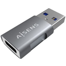--Adaptador USB 3.2 GEN2 Aisens A108-0655/ USB Tipo-C Hembra - USB Macho-