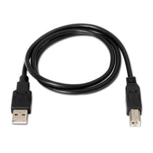 -1-Cable USB 2.0 Impresora Aisens A101-0008/ USB Tipo-B Macho - USB Macho/ 4.5m/ Negro-1