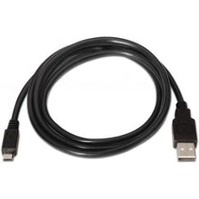 -1-Cable USB 2.0 Aisens A101-0027/ USB Macho - MicroUSB Macho/ 480Mbps/ 80cm/ Negro-1