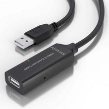 -2-Cable Alargador USB 2.0 Aisens A101-0916/ USB Macho - USB Hembra/ 15m/ Negro-2