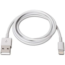 -1-Cable USB 2.0 Lightning Aisens A102-0035/ USB Macho - Lightning Macho/ 1m/ Blanco-1