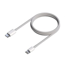 --Cable USB 2.0 Tipo-C Lightning Aisens A102-0543/ USB Tipo-C Macho - Lightning Macho/ 50cm/ Blanco-
