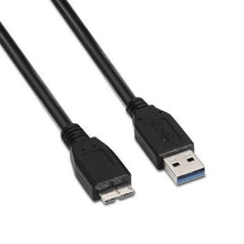 --Cable USB 3.0 Aisens A105-0044/ USB Macho - MicroUSB Macho/ 5Gbps/ 2m/ Negro-
