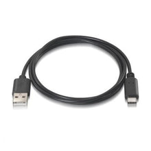 -1-Cable USB 2.0 Tipo-C Aisens A107-0052/ USB Tipo-C Macho - USB Macho/ 480Mbps/ 2m/ Negro-1