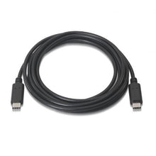 -1-Cable USB 2.0 Tipo-C Aisens A107-0056/ USB Tipo-C Macho - USB Tipo-C Macho/ 480Mbps/ 1m/ Negro-1