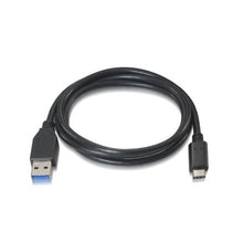 -1-Cable USB 3.1 Tipo-C Aisens A107-0060/ USB Tipo-C Macho - USB Macho/ 10Gbps/ 1m/ Negro-1