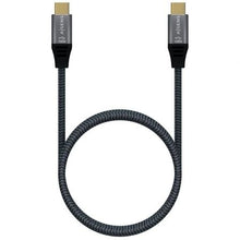 -2-Cable USB 2.0 Tipo-C Aisens A107-0628 5A 100W/ USB Tipo-C Macho - USB Tipo-C Macho/ Hasta 100W/ 480Mbps/ 1m/ Gris-2
