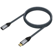 -1-Cable Alargador USB 3.2 Tipo-C Aisens A107-0635 20GBPS 5A 100W/ USB Tipo-C Macho - USB Tipo-C Hembra/ Hasta 100W/ 2500Mbps/ 1m/ Gris-1
