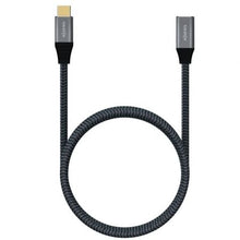 -2-Cable Alargador USB 3.2 Tipo-C Aisens A107-0635 20GBPS 5A 100W/ USB Tipo-C Macho - USB Tipo-C Hembra/ Hasta 100W/ 2500Mbps/ 1m/ Gris-2