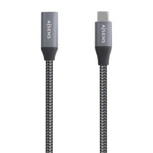 -2-Cable Alargador USB 3.2 Aisens A107-0636/ USB Tipo-C Macho - USB Tipo-C Hembra/ Hasta 100W/ 20Gbps/ 2m/ Gris-2
