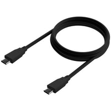 -1-Cable USB 3.2 Tipo-C Aisens A107-0702 20GBPS 5A 100W/ USB Tipo-C Macho - USB Tipo-C Macho/ Hasta 100W/ 20Gbps/ 1m/ Negro-1