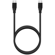 -2-Cable USB 3.2 Tipo-C Aisens A107-0702 20GBPS 5A 100W/ USB Tipo-C Macho - USB Tipo-C Macho/ Hasta 100W/ 20Gbps/ 1m/ Negro-2
