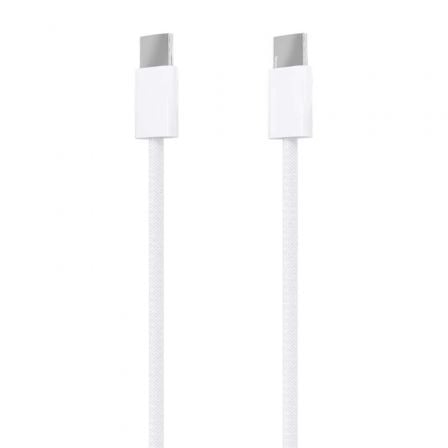 --Cable USB 2.0 Tipo-C Aisens A107-0856/ USB Tipo-C Macho - USB Macho/ Hasta 60W/ 480Mbps/ 2m/ Blanco-