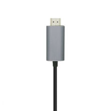 -1-Cable Conversor Aisens A109-0392/ USB Tipo-C Macho - HDMI Macho/ Hasta 27W/ 1250Mbps/ 80cm/ Negro-1