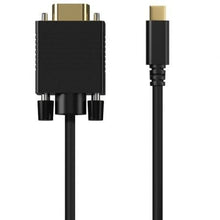 -1-Cable Conversor Aisens A109-0693/ USB Tipo-C Macho - VGA Macho/ Hasta 27W/ 1250Mbps/ 1.8m/ Negro-1