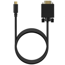 -2-Cable Conversor Aisens A109-0693/ USB Tipo-C Macho - VGA Macho/ Hasta 27W/ 1250Mbps/ 1.8m/ Negro-2