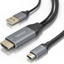 -2-Cable Conversor Aisens A109-0871/ HDMI Macho/ USB Macho - USB Tipo-C Macho/ 1.8m/ Negro-2
