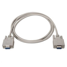 -1-Cable Serie RS232 Aisens A112-0066/ DB9 Hembra - DB9 Hembra/ Hasta 0.15W/ 1.6Mbps/ 1.8m/ Beige-1