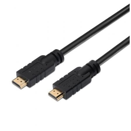 --Cable HDMI Aisens 1.4 A119-0103/ HDMI Macho - HDMI Macho/ 15m/ Negro-