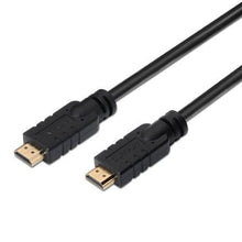 --Cable HDMI 1.4 Aisens A119-0106/ HDMI Macho - HDMI Macho/ Hasta 10W/ 720Mbps/ 30m/ Negro-