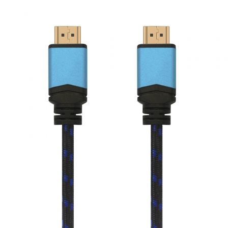 --Cable HDMI 2.0 4K Aisens A120-0358/ HDMI Macho - HDMI Macho/ 3m/ Negro/ Azul-
