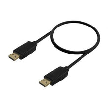 -1-Cable DisplayPort 1.2 CCS 4K Aisens A124-0738/ DisplayPort Macho - DisplayPort Macho/ Hasta 5W/ 2300Mbps/ 1m/ Negro-1