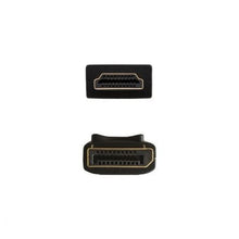 -1-Cable Conversor Aisens A125-0364/ DisplayPort Macho - HDMI Macho/ Hasta 5W/ 2300Mbps/ 2m/ Negro-1