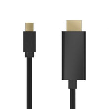 -1-Cable Conversor Aisens A125-0458/ Mini DisplayPort Macho - HDMI Macho/ Hasta 5W/ 2300Mbps/ 3m/ Negro-1