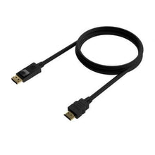 -1-Cable Conversor Aisens A125-0551/ DisplayPort Macho - HDMI Macho/ Hasta 5W/ 2300Mbps/ 1.5m/ Negro-1