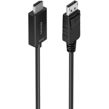 --Cable Conversor Aisens A125-0894/ DisplayPort Macho - HDMI 4K Macho/ 2m/ Negro-